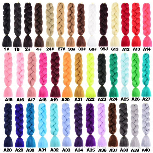 Synthetic Jumbo Hair Braid 24 inch 100g  Hair Om bre Hair WholeSale Om bre Color Braiding Hair